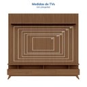 Ver imagem 7 de Rack com Painel Ripado para TV até 85 Polegadas 100% MDF 230,5CMX250CM Yucca CabeCasa MadeiraOriginals