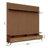 Rack com Painel Ripado para Tv até 85 Polegadas 230x250cm 100% Mdf Yucca Cabecasa Madeiraoriginals - 3
