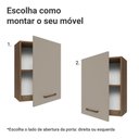 Ver imagem 4 de Armário Aéreo 50cm 1 Porta Rustic/crema Agata Madesa