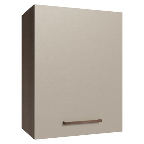 Armário Aéreo 50cm 1 Porta Rustic/crema Agata Madesa