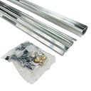 Ver imagem 1 de F1 - Kit Box Frontal Tradicional para Banheiro Cromado 1,50 Metro
