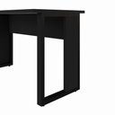 Ver imagem 5 de Mesa Escrivaninha 120 cm X 60 cm Tampo 25 mm Design Industrial F5 Office Cor:Preto