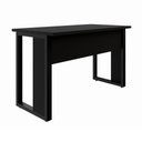 Ver imagem 4 de Mesa Escrivaninha 120 cm X 60 cm Tampo 25 mm Design Industrial F5 Office Cor:Preto