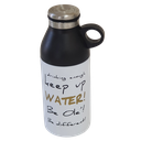 Ver imagem 1 de Garrafa Térmica de Inox com Copo Tipo Botija - 300 ml - Ekilibrium Ref. 5310:Branco