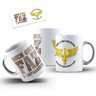 Caneca Cerâmica Brasão Asas Fab Quem Quer Faz O Impossível - 2