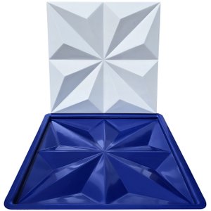 Forma 3d Gesso e Cimento Abs 1mm - London 30x30 Cm