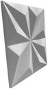 Ver imagem 4 de Forma 3d Gesso e Cimento Abs 1mm - London 30x30 Cm