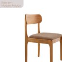 Ver imagem 6 de Conjunto de Mesa Jantar Bellini Tampo 180cm Laqueado Canto Moeda 6 Cadeiras Off White Milano/Imbuia Natural/Cinamomo Imbuia/Laqueado Marrom