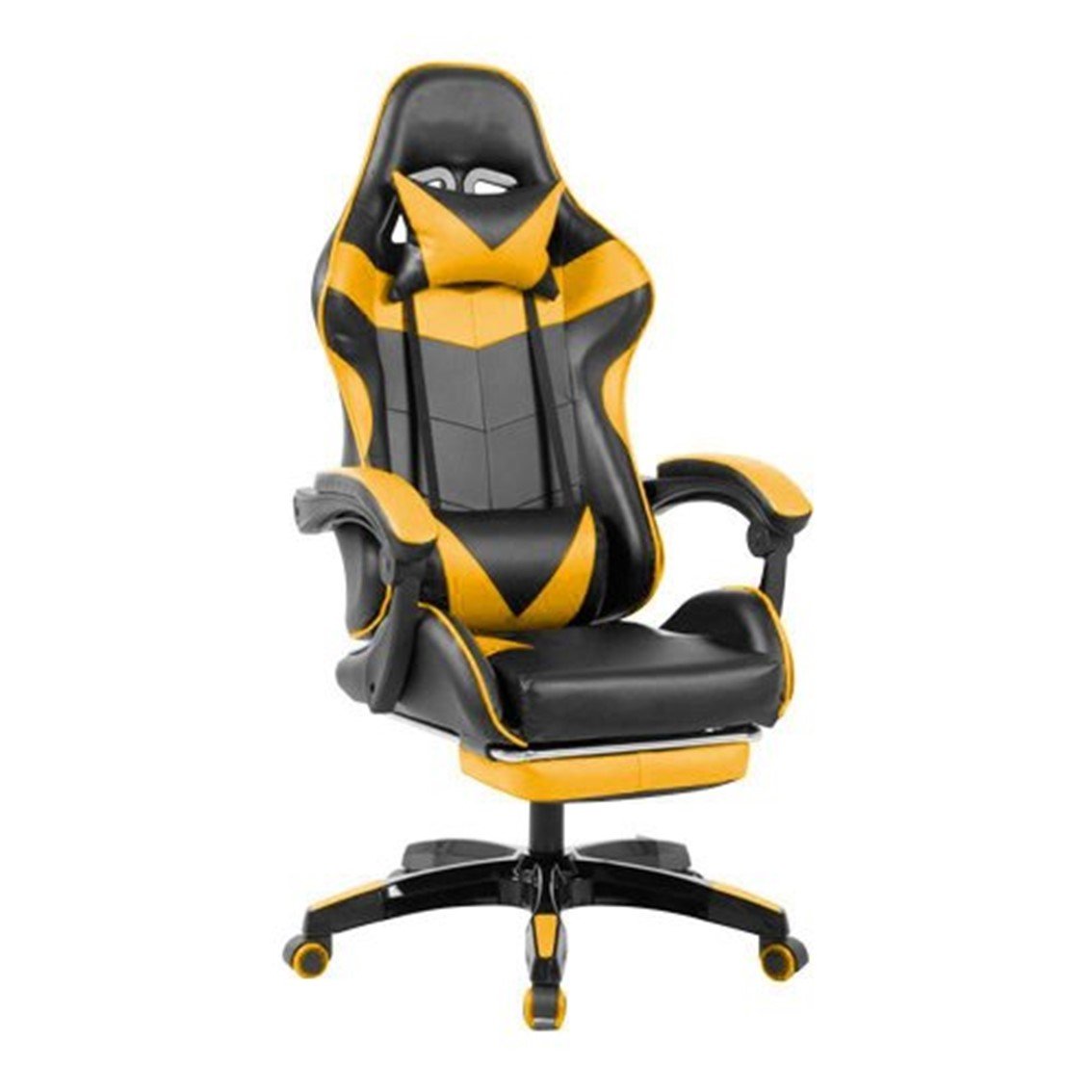 Cadeira Gamer Amarela - Prizi - JX-1039Y