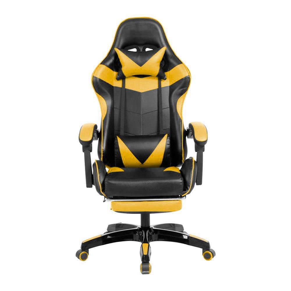 Cadeira Gamer Amarela - Prizi - JX-1039Y - 2
