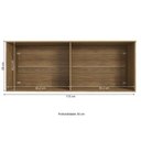 Ver imagem 3 de Armário Aéreo Modulado Ponte Queen Adapt N543 com 4 Portas Nogueira-branco - Kappesberg