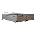 Ver imagem 7 de Cama Box Baú Queen Reforçada Fabricação Própria - Corino - Preto