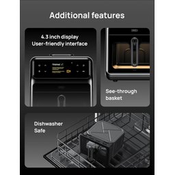 Dreo Chefmaker Combi Fryer Fritadeira Inteligente 5,7 L - 9