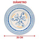 Ver imagem 4 de Kit Jogo Prato Raso Jantar 6 Pessoas 6 Peças Donna Grano 26cm