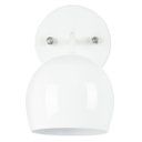 Ver imagem 3 de Kit 2 Arandela Aluminio Bola Branco 23x25cm