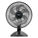 Ver imagem 1 de Ventilador de Mesa Arno 140W 6 Pás 3 Velocidades VD2E Essential Preto com Cinza 110V
