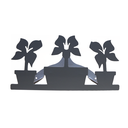 Ver imagem 2 de Suporte Mangueira Jardim 3 VASOS BRANCO ALL STYLE