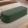 Puff Decorativo Orgânico para Living Quarto 195cm Doha W01 Couríssimo Verde Musgo - Lyam Decor - 2