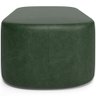 Puff Decorativo Orgânico para Living Quarto 195cm Doha W01 Couríssimo Verde Musgo - Lyam Decor - 7
