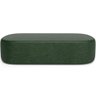 Puff Decorativo Orgânico para Living Quarto 195cm Doha W01 Couríssimo Verde Musgo - Lyam Decor - 3
