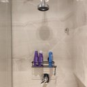 Ver imagem 5 de Suporte Porta Shampoo Prateleira com Ventosa Preta com Gancho Multiuso Faciliti