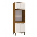 Ver imagem 1 de Torre Modena 70 Cm 4 Portas 2 Nichos Microondas Luciane Moveis