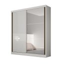 Ver imagem 2 de Guarda Roupa Casal 2PTS 3GAV C/Espelho Thor Plus 1600 Novo Horizonte Branco