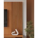 Ver imagem 4 de Painel com Rack Home Arezzo para TV 75" 220cm MDF-MDP 2 Portas Amadeirado Mavaular Móveis