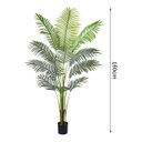 Ver imagem 2 de Palmeira Areca Artificial Planta Coqueiro Folhagem com 1.60m Verde