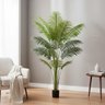Palmeira Areca Artificial Planta Coqueiro Folhagem com 1.60m Verde - 1