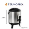 Botijão Garrafa Térmica com Torneira Inox 6 Litros Termopro - 2