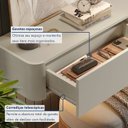 Ver imagem 5 de Rack Suspenso Oslo 180cm para TV 75 Polegadas em MDF Off White