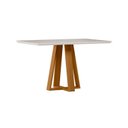 Ver imagem 1 de Mesa Jantar Lectus 135x90 Ype/off White - Nc