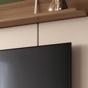 Ver imagem 7 de Home Painel Galax Suspenso para Tv até 70 Polegadas com Off White/castanho G26 - Hb Móveis