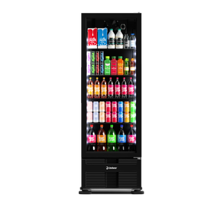 Refrigerador Expositor Vertical Imbera 393 Litros Full Black Vrs13 Bivolt Inverter