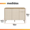 Ver imagem 5 de Armário de Cozinha Completa 9 Portas 1 Nicho Surya