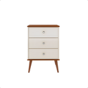 Ver imagem 4 de Conjunto 2 Mesas de Cabeceira Mix 3 Gavetas Off/ Freijó