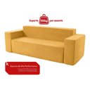 Ver imagem 7 de Sofá 3 Lugares Sync Kappesberg 236cm Boucle Mostarda