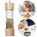 Ver imagem 1 de Moedor de Pimenta e Sal Madeira Manual Temperos 16x5cm