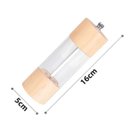 Ver imagem 5 de Moedor de Pimenta e Sal Madeira Manual Temperos 16x5cm