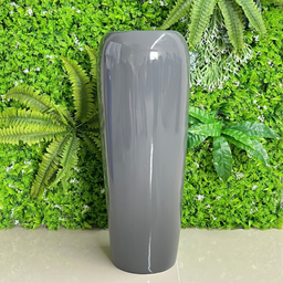 Vaso Decorativo Fibra de Vidro Florida P 65cm Cinza Escuro - 2