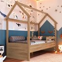 Ver imagem 1 de Cama Infantil Montessoriana sem Colchao Linha Infanto Aveiro Oak CCM010 - Completa Moveis