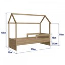Ver mais imagens de Cama Infantil Montessoriana sem Colchao Linha Infanto Aveiro Oak CCM010 - Completa Moveis