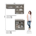 Ver imagem 4 de Lavanderia Modulada 4 Peças 100% MDF com Tampo Americana Henn