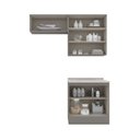 Ver imagem 3 de Lavanderia Modulada 4 Peças 100% MDF com Tampo Americana Henn