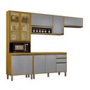 Ver imagem 2 de Cozinha Completa Nala com Cristaleira 4 Peças 9 Portas Mobilihouse