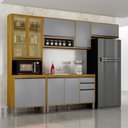 Ver imagem 1 de Cozinha Completa Nala com Cristaleira 4 Peças 9 Portas Mobilihouse