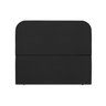 Cabeceira Estofada Casal Alana 140cm Linho Preto - 1