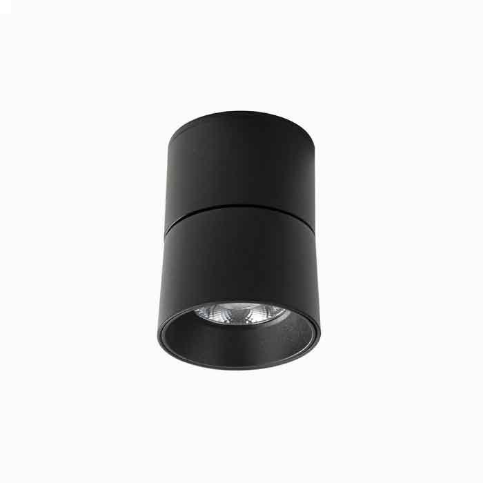 Spot LED Sobrepor Alny Preto 10W 3000K Direcionável Bivolt - 2