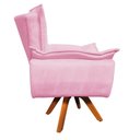 Ver mais imagens de Kit 01 Namoradeira e 02 Poltronas Opala Suede Rosa Bebê